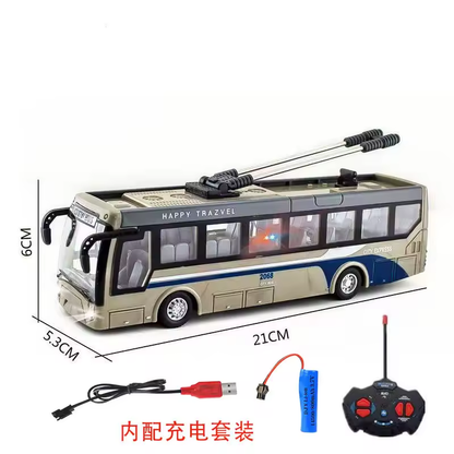 Remote Control City Travel Bus with Light